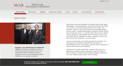 Desktop Screenshot of mlab-abogados.com