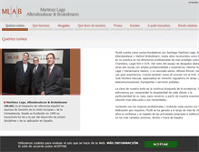 Tablet Screenshot of mlab-abogados.com